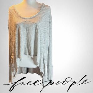 Free People Ventura Thermal Boho Tunic Top Size XS